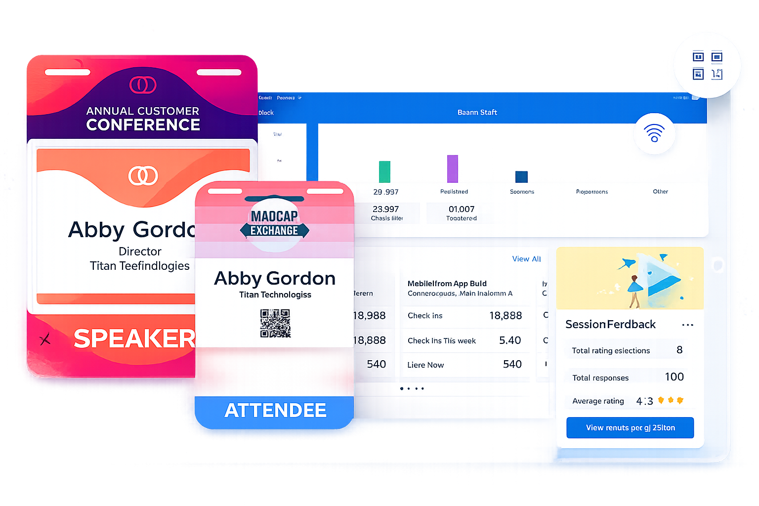 Check-in and Badging
